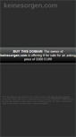 Mobile Screenshot of keinesorgen.com